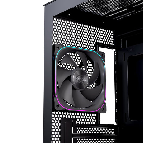EAN 6977277360011 - Einarex EXCS-SM-51DR-B carcasa de ordenador Micro Torre Negro imagen 8
