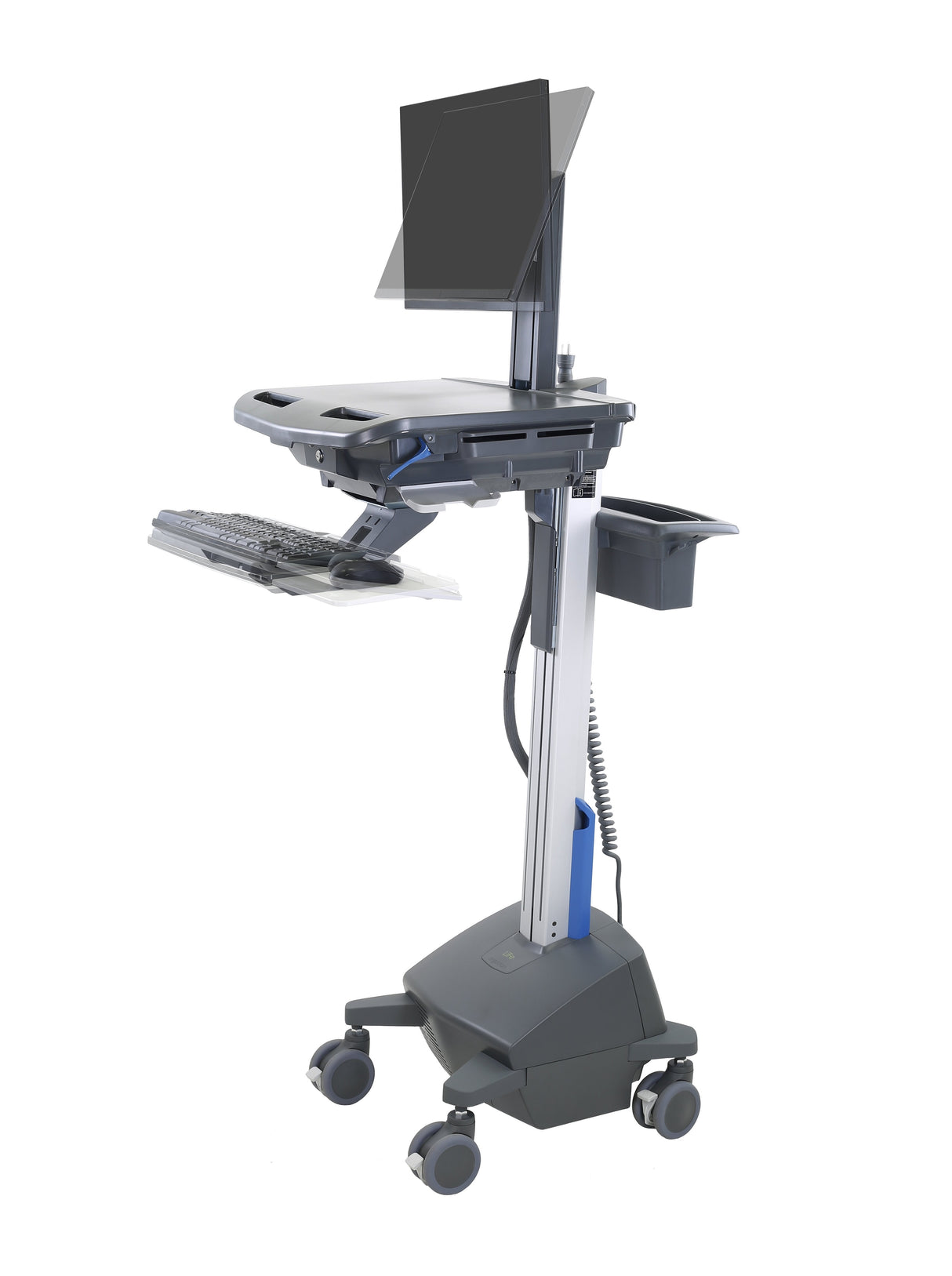 Ergotron Styleview, Cart, Lcd, Pivot, Life, Powered, Eu Sau-Eu, Dark, Grey