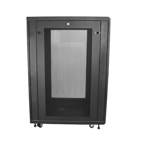 EAN 0065030870214 - StarTech.com RK2433BKM armario rack Rack o bastidor independiente Negro imagen 2