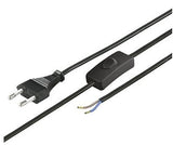 Cable Alimentacion Cee-7/16, Int. A E. Pelado 1.50m Negro