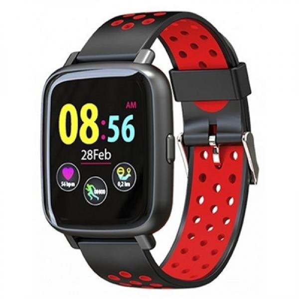 Billow Smartwatch Sport Xs35 Negro/Rojo