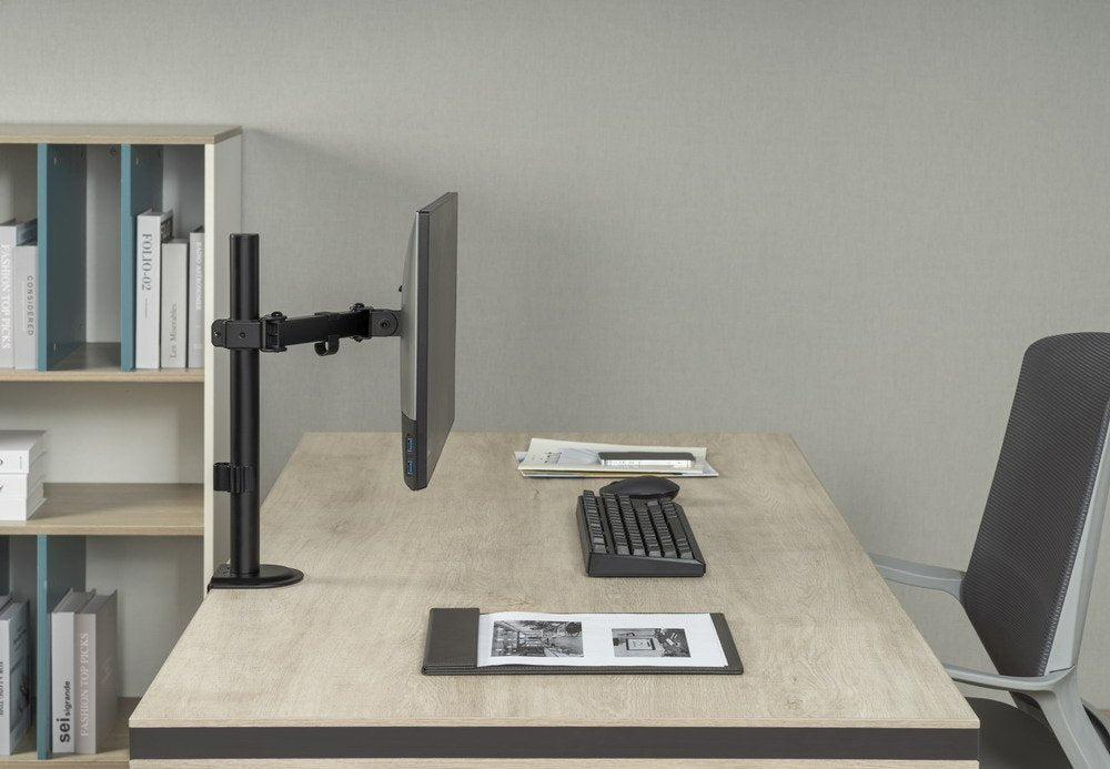 EAN 8716309127585 - Gembird MA-D1-03 soporte para monitor 81,3 cm (32") Escritorio Negro imagen 11