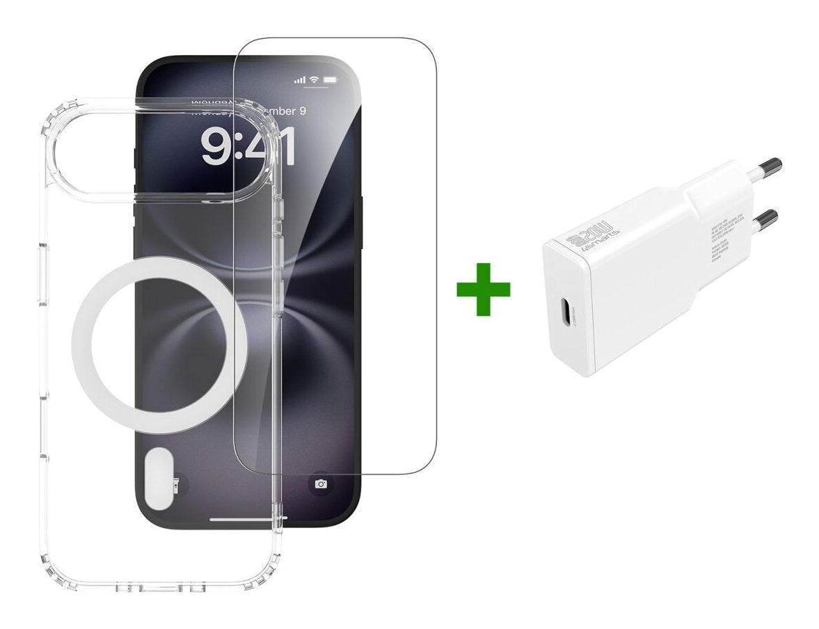 4smarts 3in1 Premium Starter Set Para Apple Iphone Air Magsafe-Kompatibel