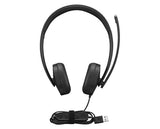 Auriculares  Lenovo 4xd1p83425  Alámbrico Usb Tipo A Negro