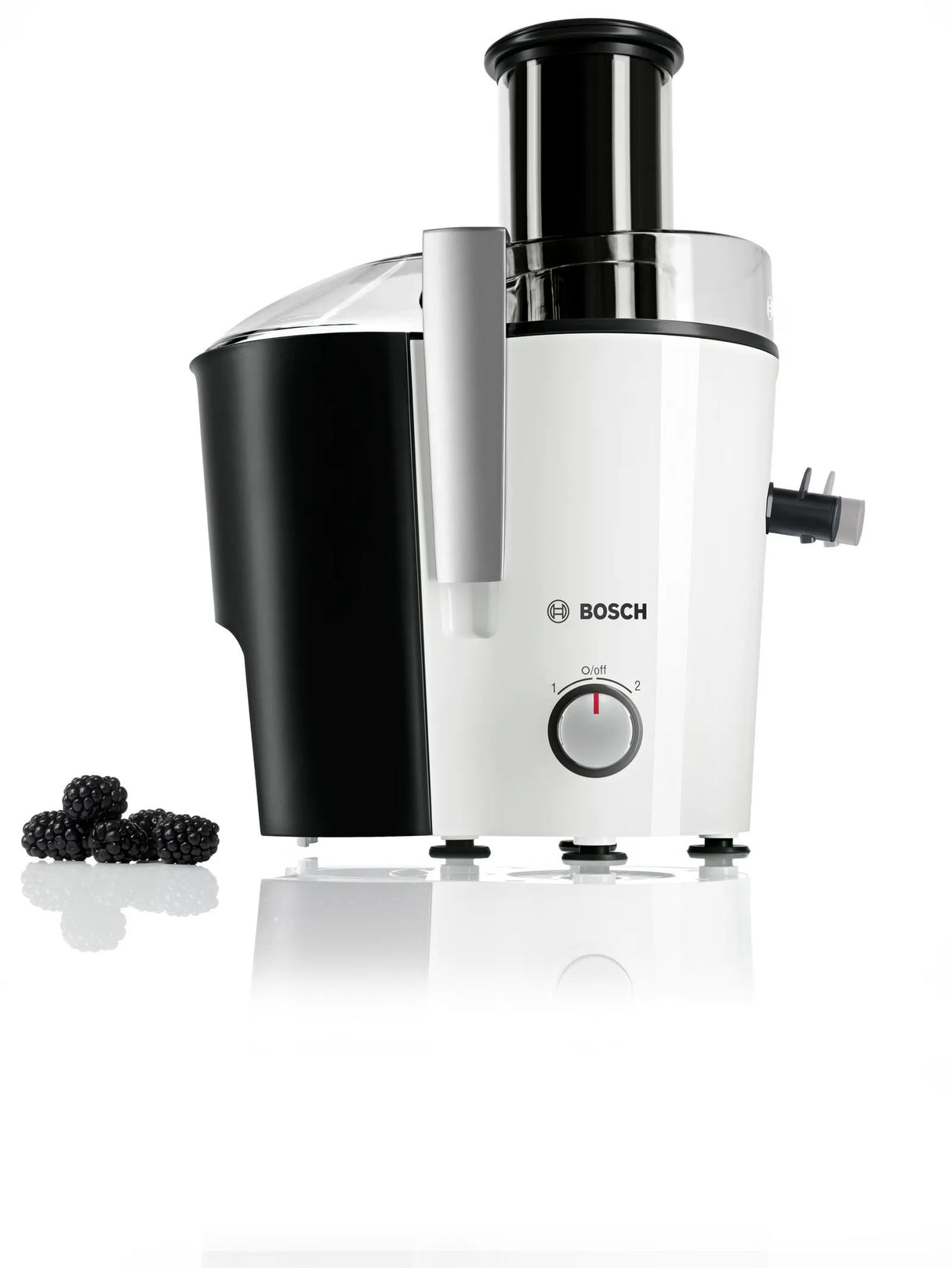 EAN 4242002812151 - Bosch MES25A0 exprimidor Licuadora centrífuga 700 W Negro, Blanco imagen 6