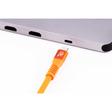 Shiverpeaks Usb-C Ladecable 3.2, 240w, Naranja, 0,25m