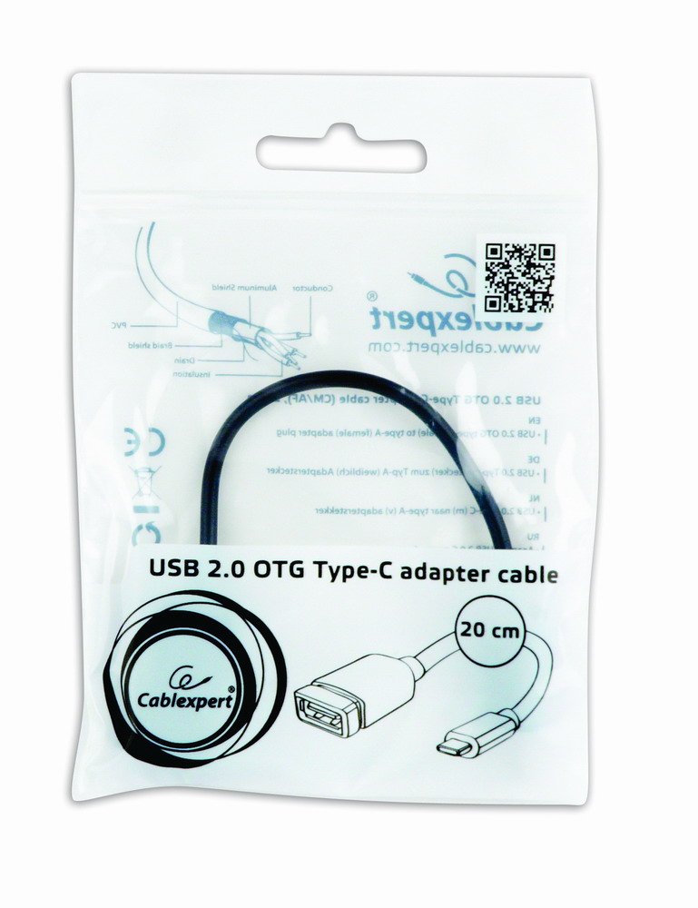 Cable Adaptador Gembird Usb 2.0 Otg Tipo C (Cm / Af)