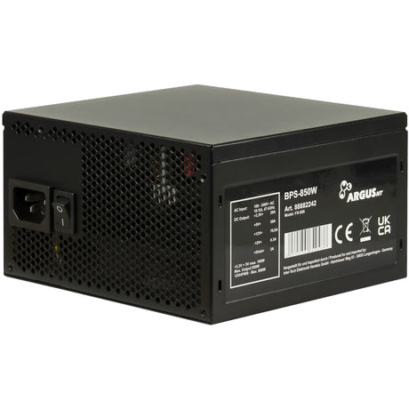 EAN 4260455649438 - Inter-Tech BPS-850 unidad de fuente de alimentación 850 W 20+4 pin ATX ATX Negro imagen 2