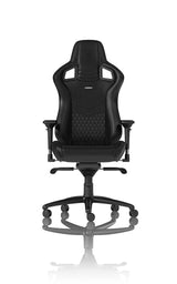Noblechairs Epic Echtleder Gaming Silla - Negro