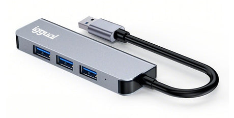 EAN 8435364319246 - iggual IGG319246 hub de interfaz USB 3.2 Gen 1 (3.1 Gen 1) Type-C 5000 Mbit/s Plata imagen 5