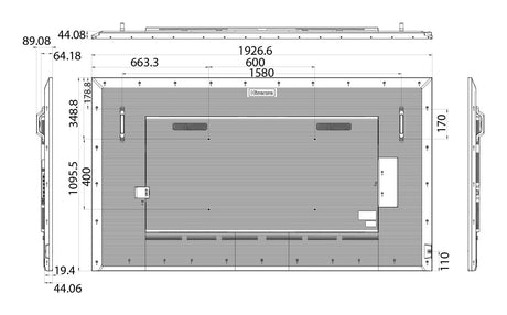 EAN 6973172944325 - Hisense 86DM66D pantalla de señalización Pizarra de caballete digital 2,18 m (86") Wifi 500 cd / m² Full  imagen 7