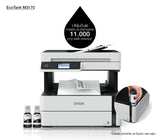 Impresora Epson Ecotank Mono M3170, 4 En 1, A4, 39 Ppm, Usb, Ethernet, Wi-Fi (Directo), Duplex, Adf