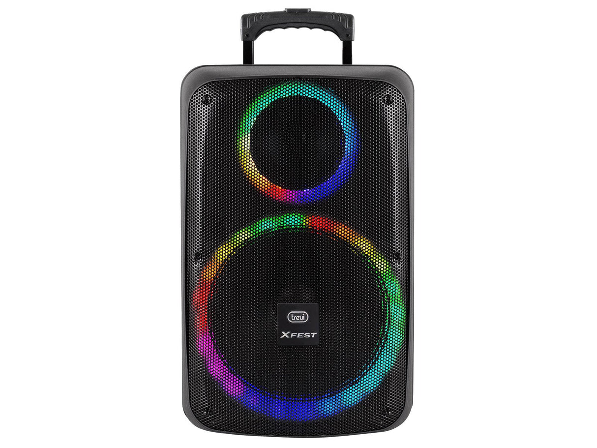 Altavoz Karaoke Trevi Xf 1250 Kb 90w Amplif Spkr+Aw