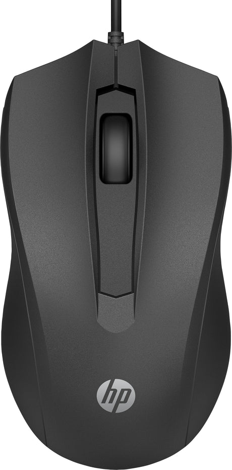 EAN 0195161775307 - HP Wired Mouse 100 ratón Oficina Ambidextro USB tipo A Óptico 1600 DPI imagen 1