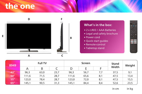 EAN 8718863041703 - Philips 55PUS8949/12 Televisor 139,7 cm (55") 4K Ultra HD Smart TV Wifi Antracita, Gris imagen 6
