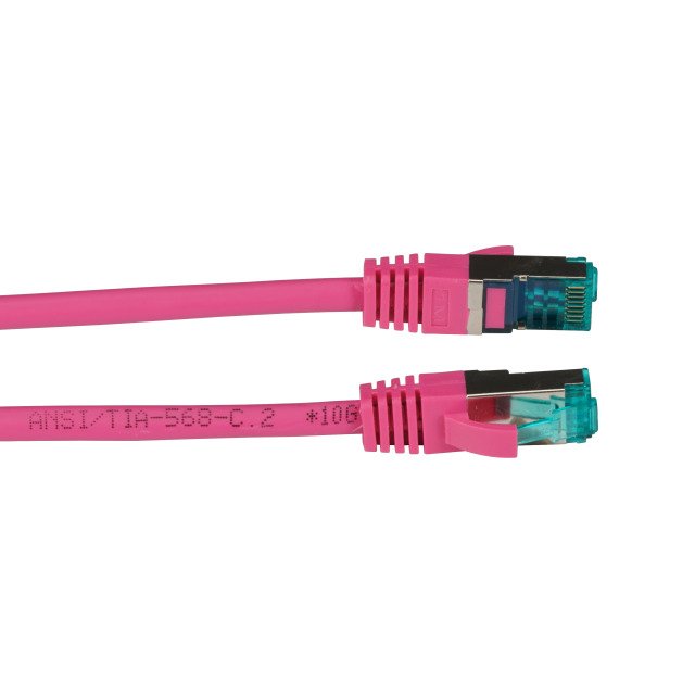 Efb Rj45 Patchk. S Ftp Cat.6a Lszh Cat.7 Rohk. 2.00m Magent