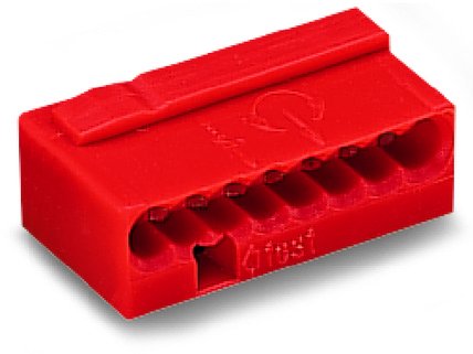 EAN 4044918502795 - Wago 243-808 conector Rojo imagen 1