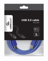 EAN 8716309059206 - Gembird CCP-USB3-AMBM-10 cable USB 3 m USB A USB B Azul imagen 2