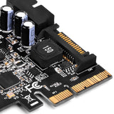 Silverstone Ecu05 Tarjeta De Expansión Pcie 2.0 Usb 3.0/Usb 3.1 Tipo-C