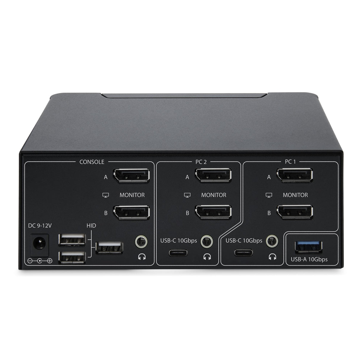 Startech.Com 2-Port Dual-Monitor Displayport Kvm Switch Dp 1.4 8k 60hz 4k 144hz 2x Usb 3.2 10gbps Ports Kvm Umschalter