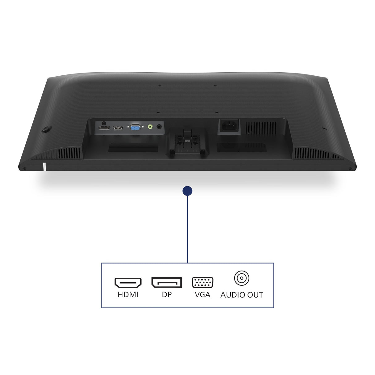 Monitor Philips 27" 275v8la/00 Ips Dp Hdmi Vga Fhd 120hz 1ms 300cd Vesa 2x4w Negro