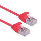 Roline Verde U Ftp Cable De Red Cat.6a (Class Ea), Lsoh, Slim, Rot, 1,5 M