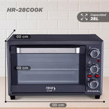 Horno De Sobremesa Grunkel Hr-28cook 1600w Capacidad 28l
