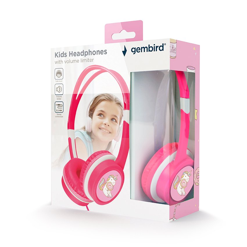 Gembird Auriculares Para Niños Con Limitador De Volumen Mhp-Jr-Pk