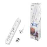 EAN 4052792064841 - LogiLink LPS402 base múltiple 1,5 m 5 salidas AC Interior Blanco imagen 9