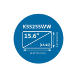 EAN 0085896552550 - Kensington K55255WW filtro para monitor 39,6 cm (15.6") Portátil imagen 6