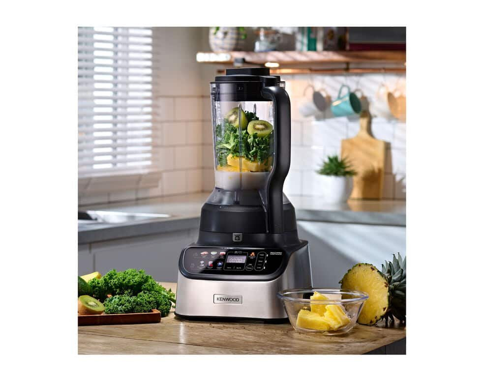 Kenwood Kompakt-Küchenmaschine Multipro Onetouch (Plata/Negro, 1.000 Watt, Integrierte Waage, Mixaufsatz) 0w22011079