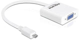 Delock Adaptador Cable Micro Hdmi-D St > Vga Buchse