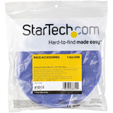 Startech.Com Velcro 7,5m - Bobina De Gancho Y Bucle - Azul