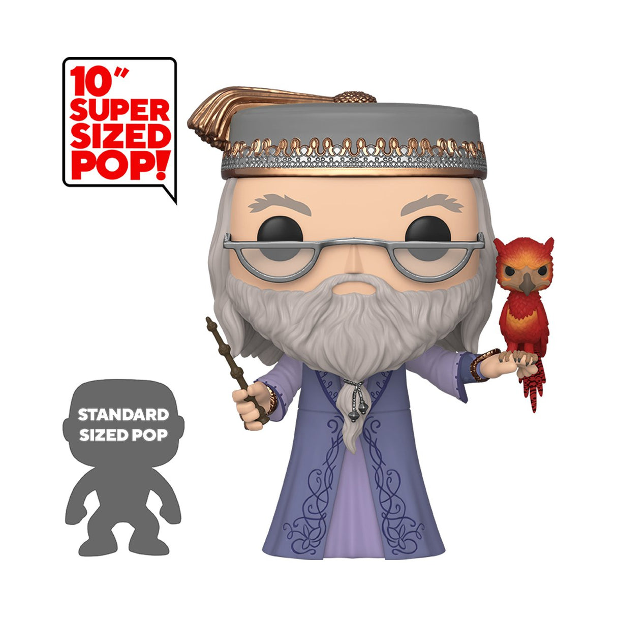 Funko Pop Harry Potter Dumbledore Con Fawkes Fenix 10" 48038