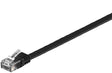 EAN 5712505707982 - Microconnect V-UTP60025S-FLAT cable de red Negro 0,25 m Cat6 U/UTP (UTP) imagen 1
