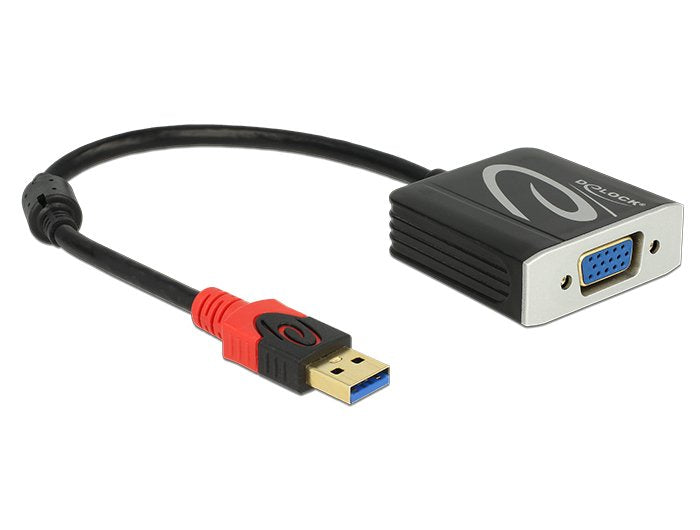 Delock Adaptador Usb 3.0 Tipo-A Macho A Vga Hembra