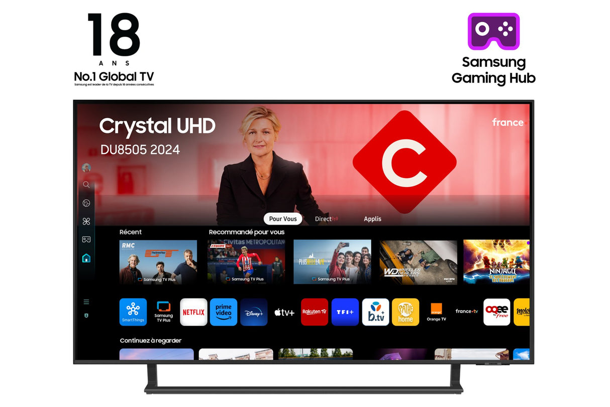 EAN 8806095490052 - Samsung DU8505 TU50DU8505K 127 cm (50") 4K Ultra HD Smart TV Wifi Gris imagen 1