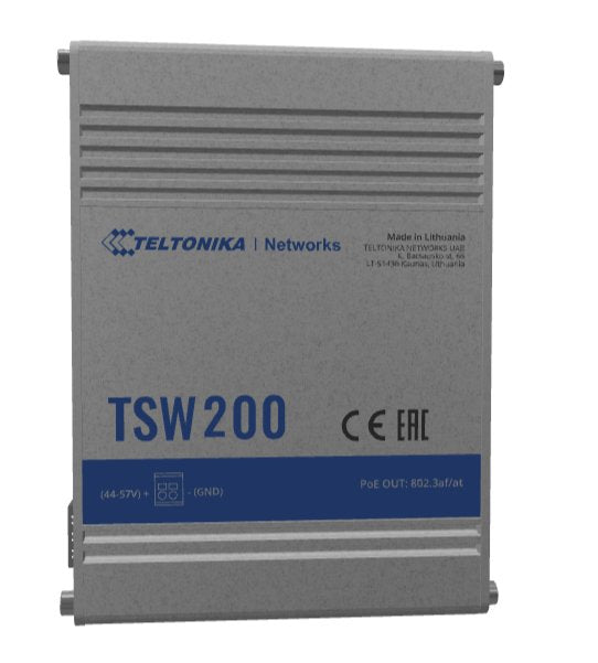 Teltonika Tsw200 8 Port Poe+ Gigabit Ethernet + 2 Sfp-Ports Switch