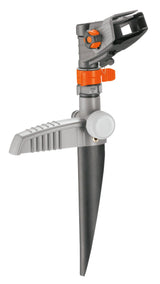 Gardena 8141-20 Rociador De Agua Aspersor De Agua Por Impulso Gris, Naranja, Plata
