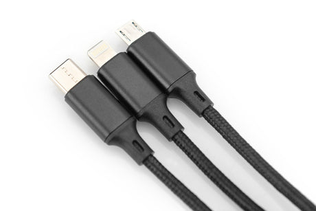 EAN 4016032467113 - Digitus AK-300160-010-S cable USB 1 m USB A USB C Negro imagen 5