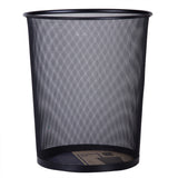 Deli Papelera Grande Metalica 295x240x347mm Negro