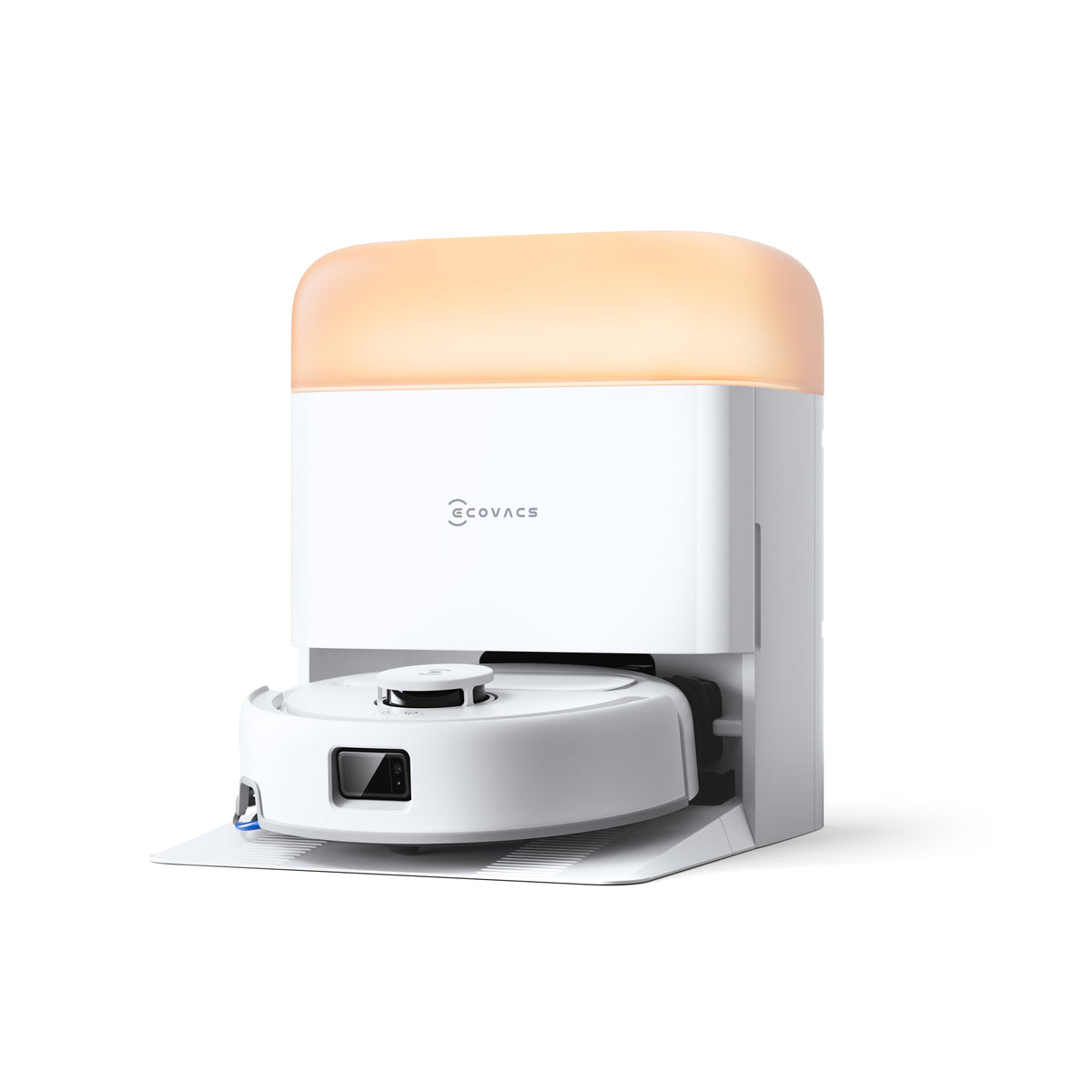 Ecovacs Deebot Mini 2 Vacuum Cleaner,Robot,Wet&Dry,Compact Design,White+Auto-Empty Station