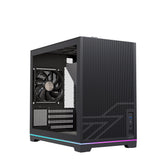 Caja Pc  Micro-Atx Semitorre Einarex Pm300 Core C-Templado Negra Excs-Pm-300c-B