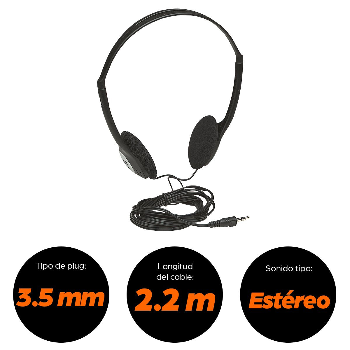EAN 0766623177481 - Manhattan 177481 auricular y casco Auriculares Alámbrico Diadema Música Negro imagen 8