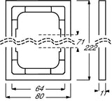 EAN 4011395128329 - Busch-Jaeger 1754-0-4421 placa de pared y cubierta de interruptor Negro imagen 2