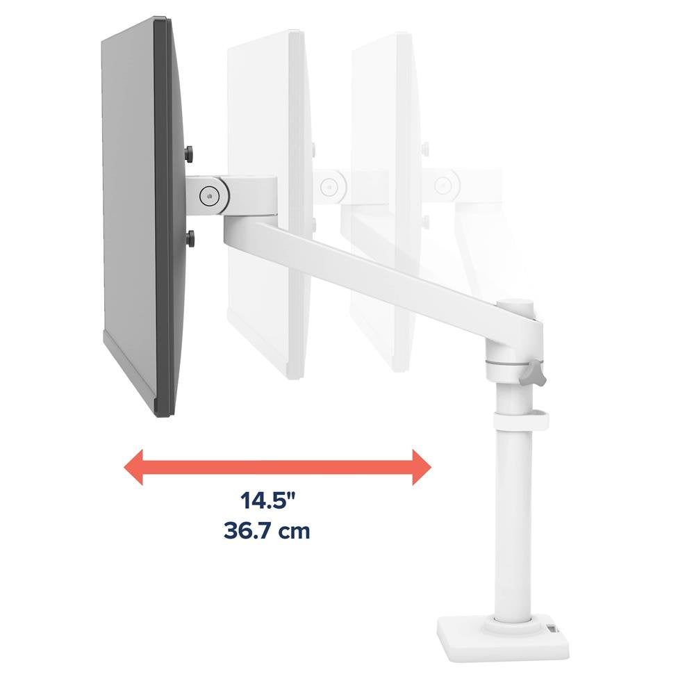 Soporte De Monitor Ergotron 45-669-216,  Blanco