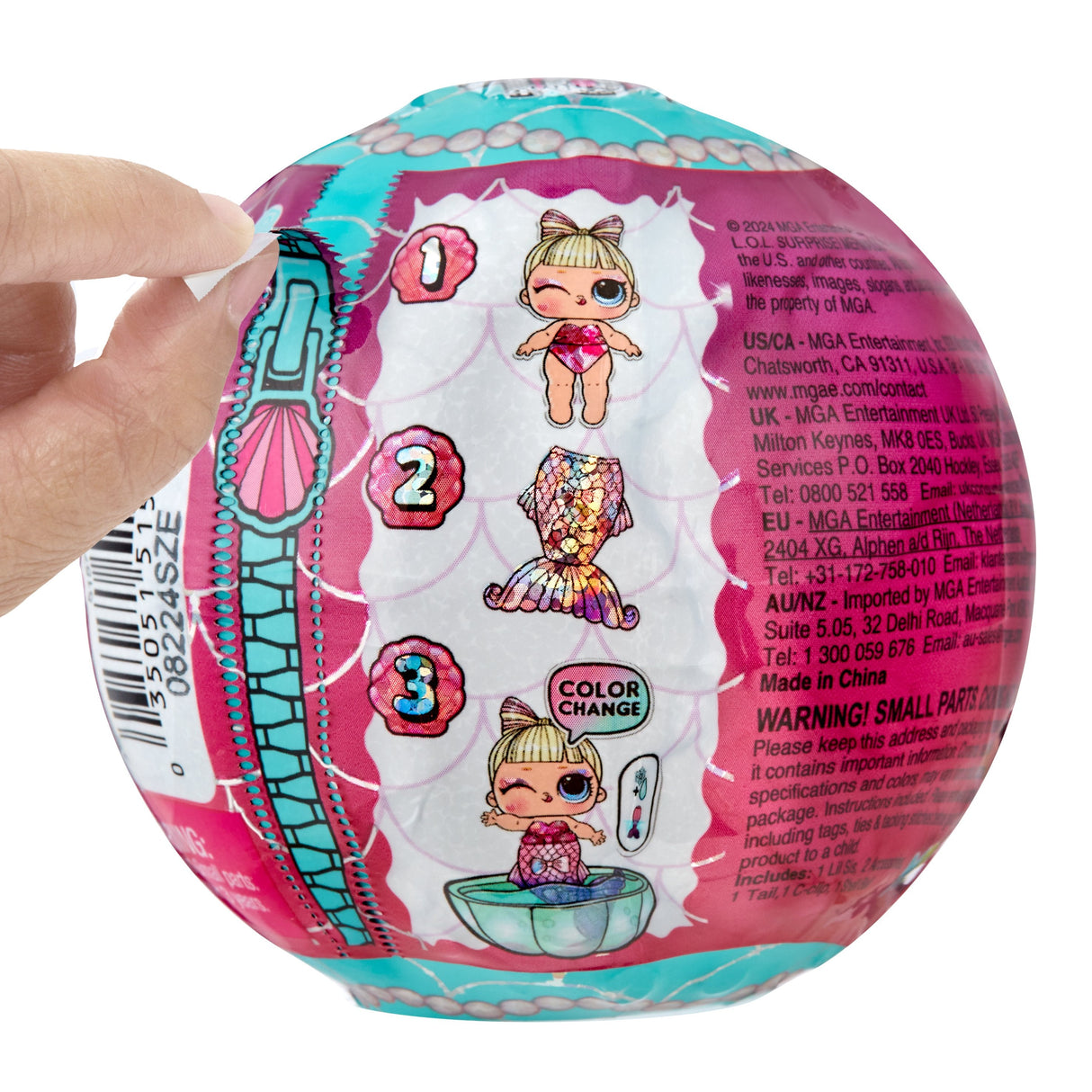 Muñeca Mga Entertainment Lol ¡Sirenas Sorpresa! Baby Sisters515760-Euc