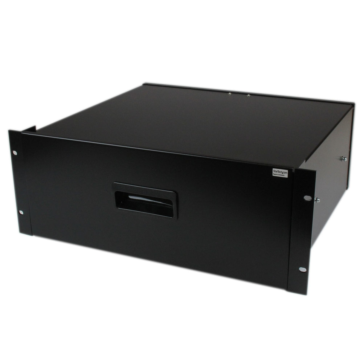 Startech.Com Cajon Metálico Acero Negro 4u 19in Pulgadas Para Montar En Armario Rack Bastidor Cajón De Almacenamiento Para Bastidor 4u Para P/N: Cabscrws1224 Rk2537bkm Rk3236bkf Rk4236bkb Rk4242bk24 Rk4242bk30 Rkqmcab12v2
