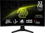 Monitor Msi Mag 32c6x Pantalla  (31.5") 1920 X 1080 Pixeles Full Hd Negro