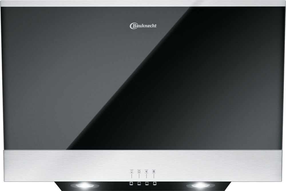 Bauknecht Rbhvp 63 Lm K, Hood Extractor Negro/Acero Inoxidable, 60 Cm Rbhvp 63 Lm K